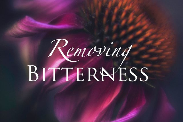 Removing Bitterness